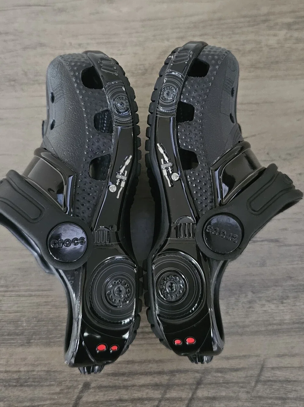 Crocs Batman Kids Black Slip-On Clog Shoes Baby Toddler Boy 5